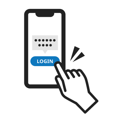 ログインボタンのアイコン画像