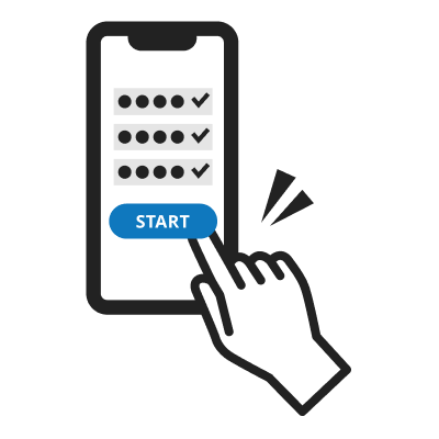 アンケート画面のアイコン画像